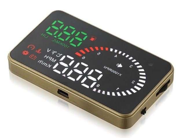 X6 HD LED Car HUD Head up Display Projector, OBDII Interface, Show Speed, Fuel Consumption, Temp....