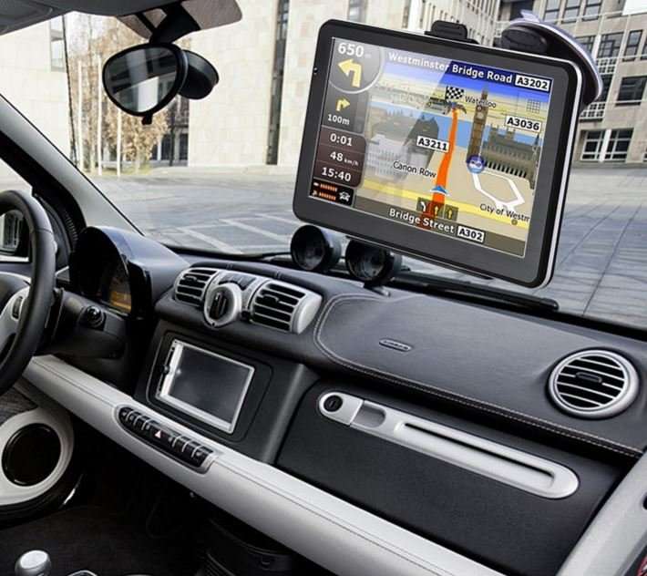 7" HD Touch Screen GPS Navigation - 4GB, FM, MP3, Video Player - IGO SA Maps