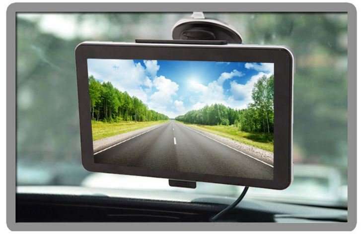 7" HD Touch Screen GPS Navigation - 4GB, FM, MP3, Video Player - IGO SA Maps