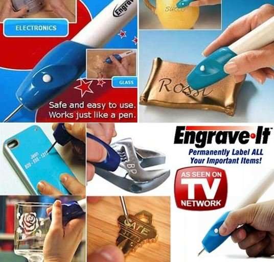 Engrave-It - The Fast, Easy Way to Permanently Label ALL Your Important Items on Almost Any Material