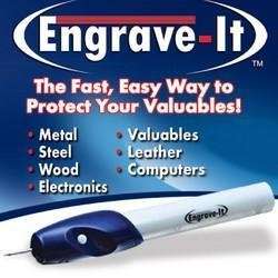 Engrave-It - The Fast, Easy Way to Permanently Label ALL Your Important Items on Almost Any Material