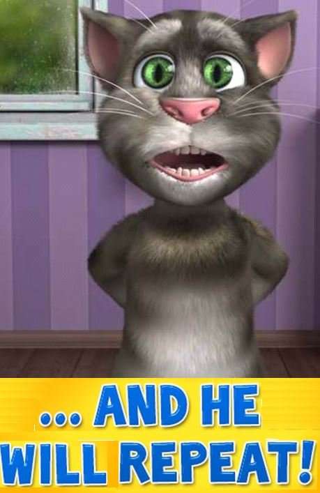 Kids Talking Tom Tablet - Answer questions, Repeat after you, Sing Songs, Tell Stories etc.