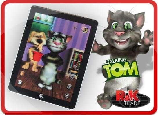 Kids Talking Tom Tablet - Answer questions, Repeat after you, Sing Songs, Tell Stories etc.