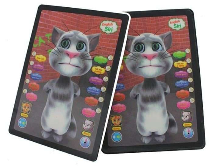 Kids Talking Tom Tablet - Answer questions, Repeat after you, Sing Songs, Tell Stories etc.
