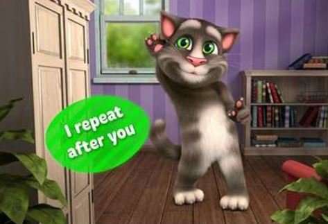 Kids Talking Tom Tablet - Answer questions, Repeat after you, Sing Songs, Tell Stories etc.