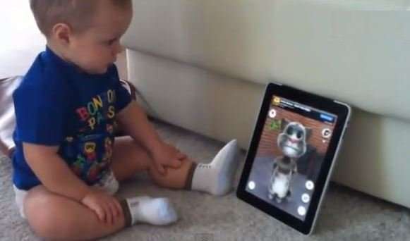 Kids Talking Tom Tablet - Answer questions, Repeat after you, Sing Songs, Tell Stories etc.