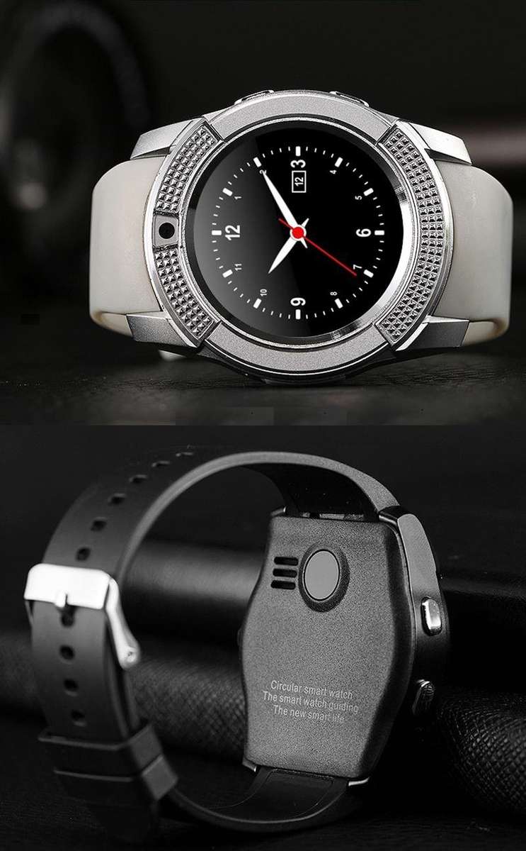 V8 Sporty Smart Watch Phone, SIM CARD, Bluetooth, Camera, Sleep Monitor, SD Card, Pedometer etc.