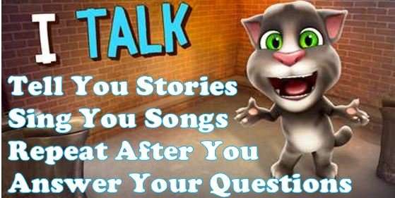 Kids Talking Tom Tablet - Answer questions, Repeat after you, Sing Songs, Tell Stories etc.