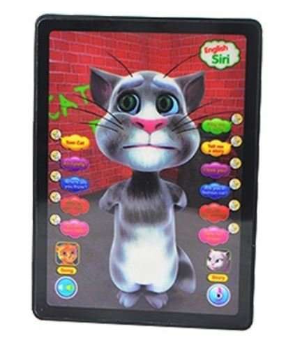 Kids Talking Tom Tablet - Answer questions, Repeat after you, Sing Songs, Tell Stories etc.