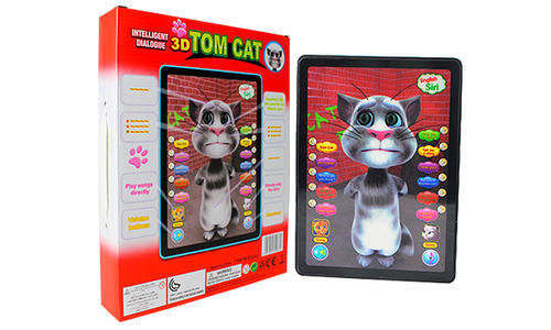 Kids Talking Tom Tablet - Answer questions, Repeat after you, Sing Songs, Tell Stories etc.