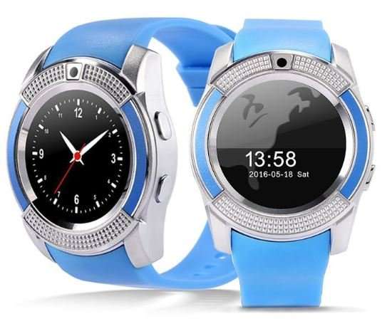 V8 Sporty Smart Watch Phone, SIM CARD, Bluetooth, Camera, Sleep Monitor, SD Card, Pedometer etc.