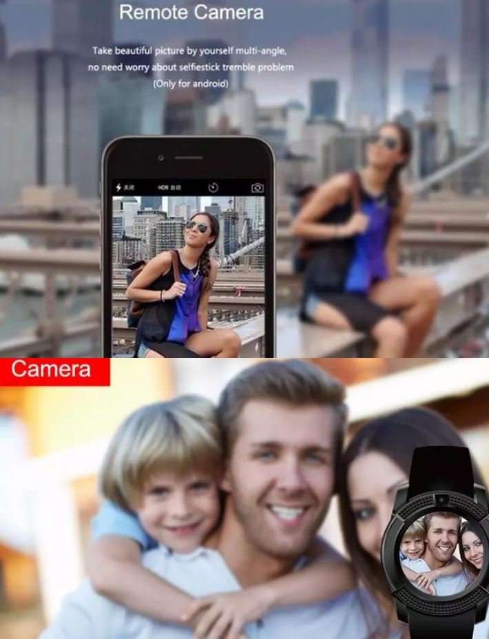 V8 Sporty Smart Watch Phone, SIM CARD, Bluetooth, Camera, Sleep Monitor, SD Card, Pedometer etc.