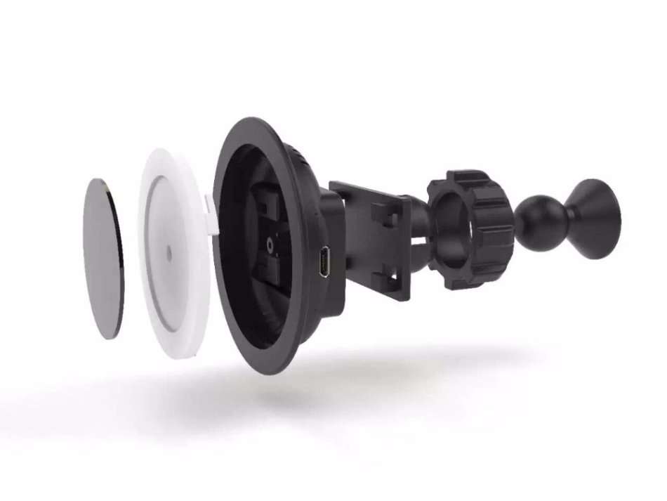 360 Degree Rotating Wireless Car Charger For iPhone and Android Phones, Tablets and Devices