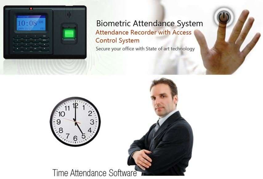2.8" Bio-metric Fingerprint & Code Time Attendance System, Colour Display & Complete Software