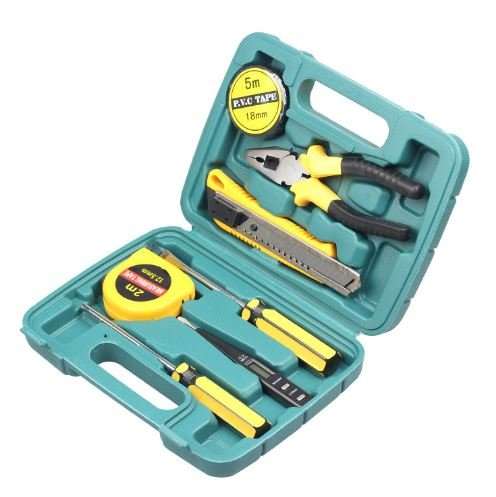 8 Piece Combination Tool Set - Quality Carbon Steel Tools All Compact in a Case