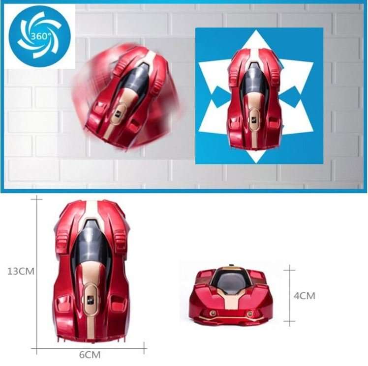 Wall Climber Remote Control Car - 360 Degree, Strong Suction - Walls, Floors, Windows, Ceiling etc.