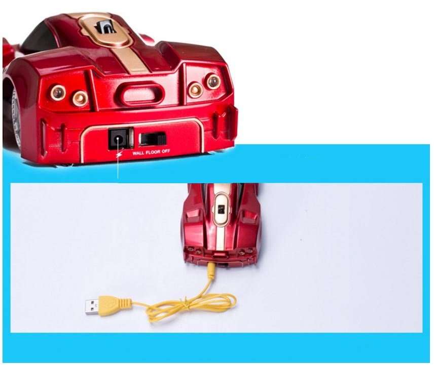 Wall Climber Remote Control Car - 360 Degree, Strong Suction - Walls, Floors, Windows, Ceiling etc.