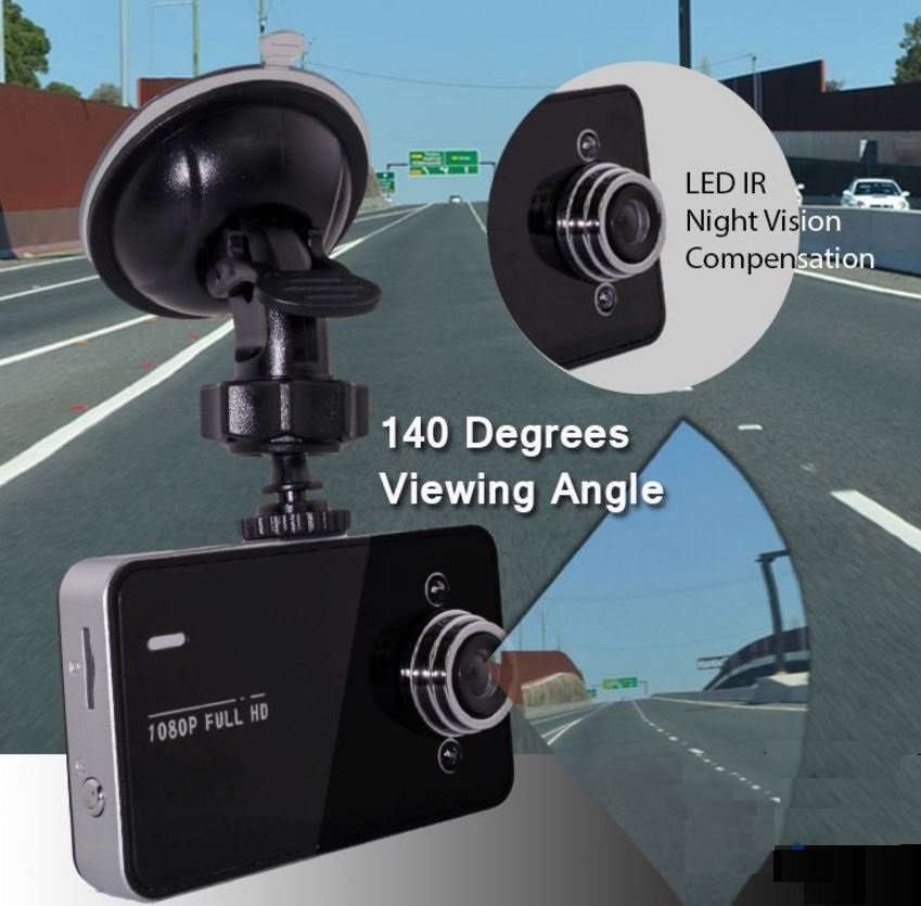 2.4" Full HD DVR Camera & Cam Recorder For Vehichle, Motion Detection. G-Sensor, Night Vision