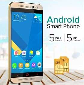 M8 QUAD CORE, ANDROID 6.0, 8GB WCDMA 3G Smartphone - Dual Sim, 5MP Camera, G Sensor, GPS etc