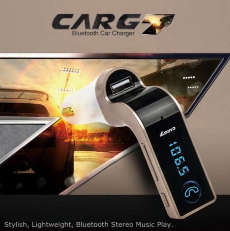 LED Bluetooth Car Kit, Charger FM Transmitter With MP 3, Handsfree Calls, Dual USB For Phone, Tablet