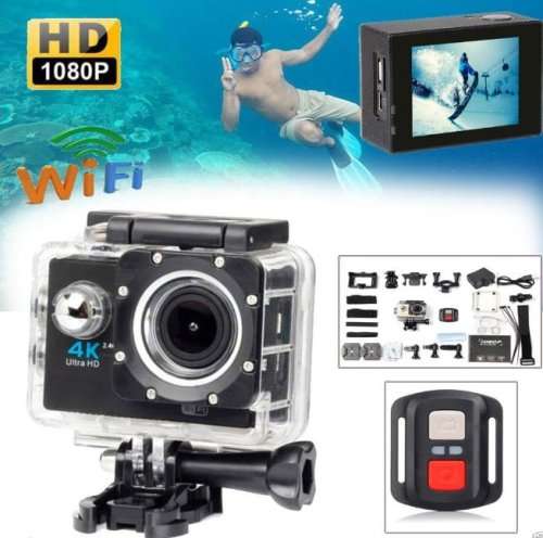 4K Ultra HD WIFI Action Sport DVR & Camera With Remote
