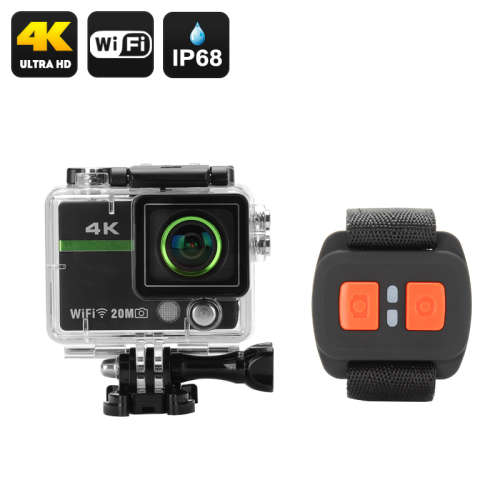 4K Ultra HD WIFI Action Sport DVR & Camera With Remote