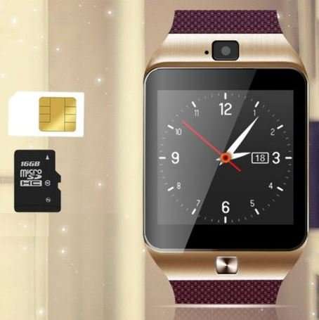 Smart Watch Phone, SIM CARD, Bluetooth, Camera, Sleep Monitor, SD Card, MP3, Pedometer etc.
