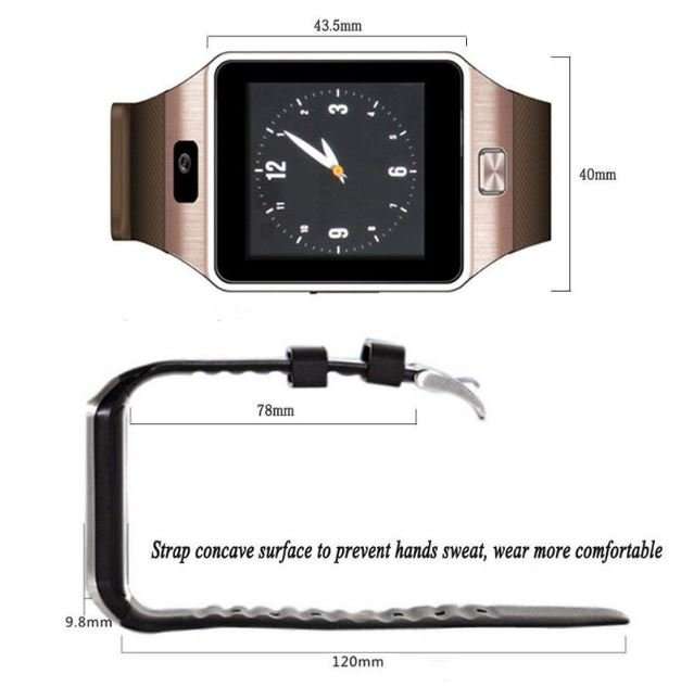 Smart Watch Phone, SIM CARD, Bluetooth, Camera, Sleep Monitor, SD Card, MP3, Pedometer etc.