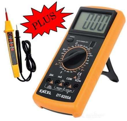 COMBO DEAL - LCD Display Digital Multimeter AC DC Voltage PLUS Electric Voltage Tester