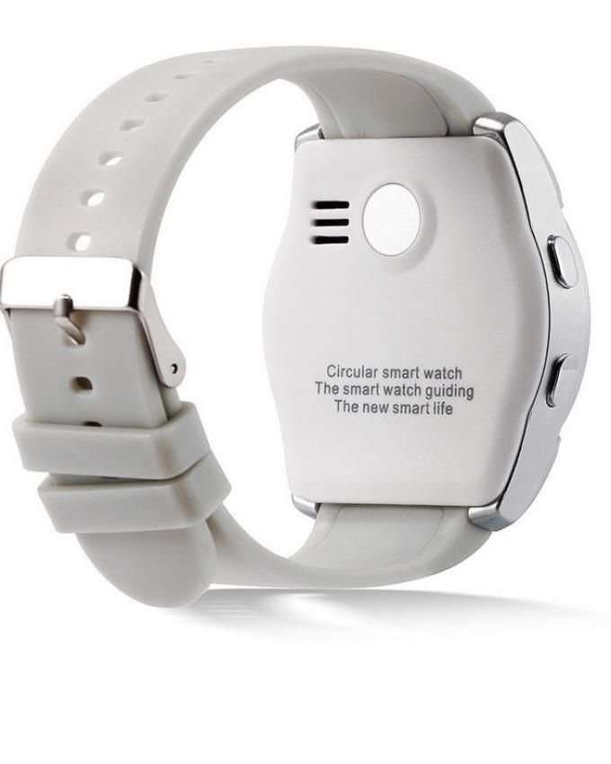 WHITE V8 Sporty Smart Watch Phone, SIM CARD, Bluetooth, Camera,Sleep Monitor,SD Card, Pedometer etc.