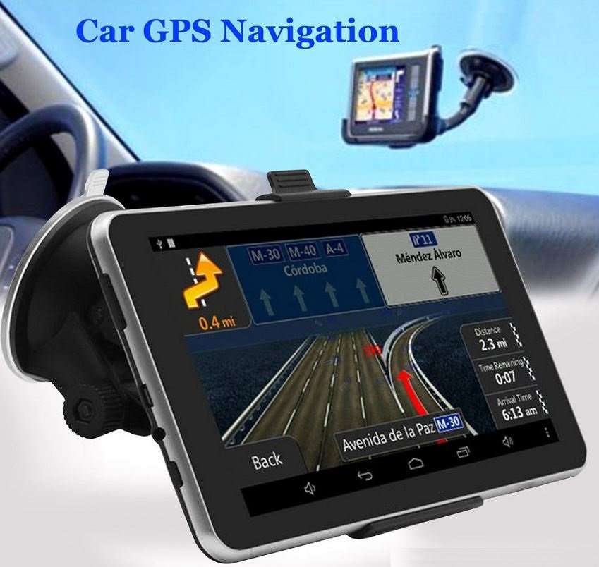 4.3" TFT Colour Touch Screen Vehicle GPS Navigation System With FM Transmitter IGO Maps