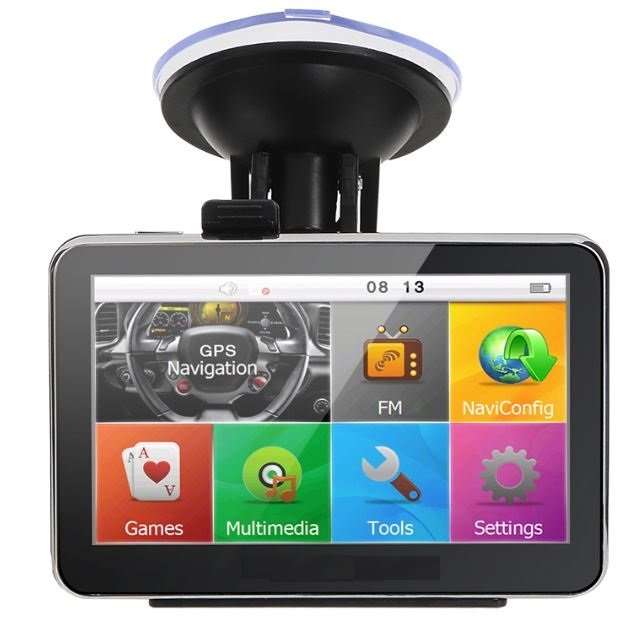 4.3" TFT Colour Touch Screen Vehicle GPS Navigation System With FM Transmitter IGO Maps