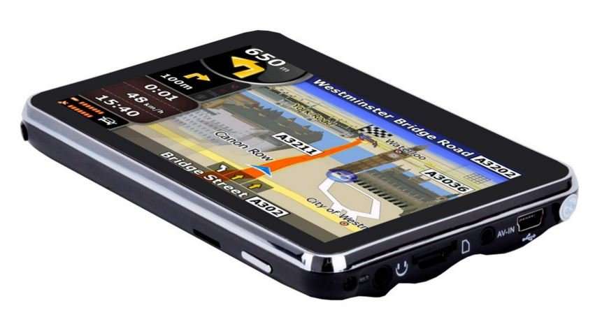 4.3" TFT Colour Touch Screen Vehicle GPS Navigation System With FM Transmitter IGO Maps