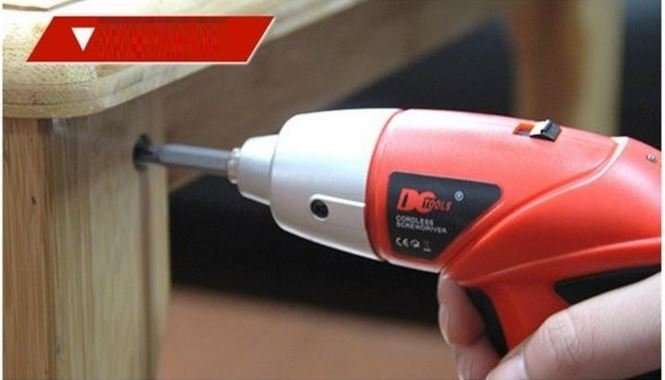 45 Piece Rechargeable Electric Drill & Screwdriver Set in Carry Case