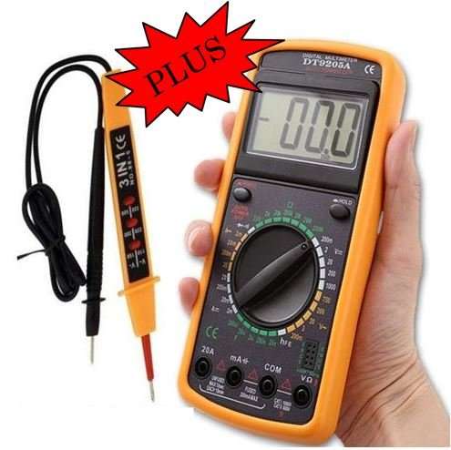 COMBO DEAL - LCD Display Digital Multimeter AC DC Voltage PLUS Electric Voltage Tester