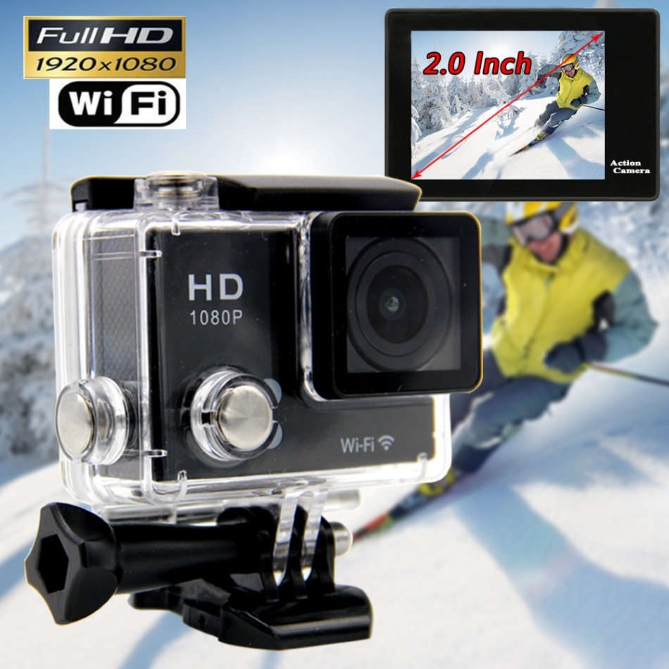 HDMI WIFI Action Sport DVR & Camera - Waterproof, 170 Degree Wide Angle Lens, DVR & More
