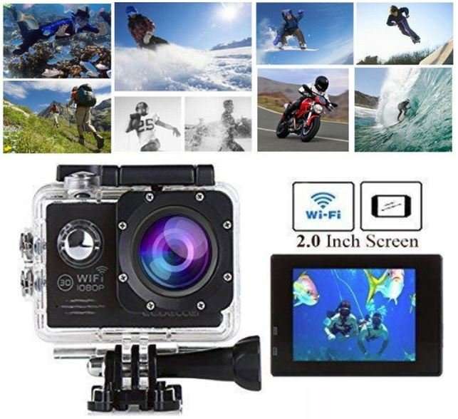HDMI WIFI Action Sport DVR & Camera - Waterproof, 170 Degree Wide Angle Lens, DVR & More