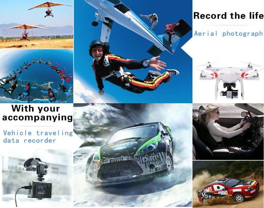 HDMI WIFI Action Sport DVR & Camera - Waterproof, 170 Degree Wide Angle Lens, DVR & More