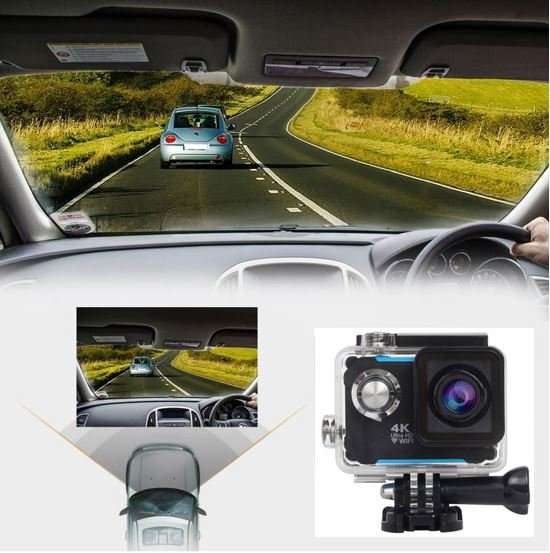 4K Ultra HD WIFI Action Sport DVR & Camera With REMOTE- HDMI, Waterproof, 170 Degree & More