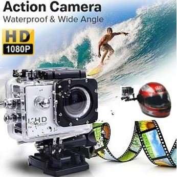 HD Action Sport DVR & Camera - Waterproof, LCD Screen, Side Helmet Mount, Waterproof Casing..