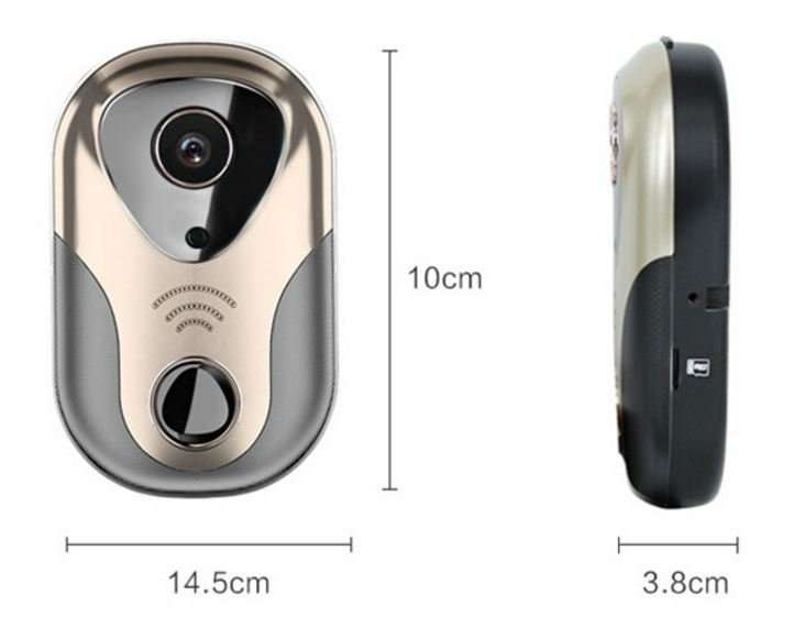 HD Visual Video Intercom WIFI Door Bell - Wireless, Wide Angle View, Camera and Many More....