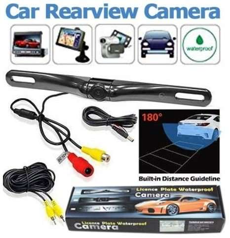 Night Vision Waterproof NTSC Universal Car Rearview Licence Plate CMOS Camera