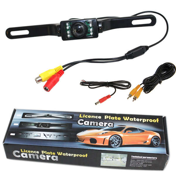 Night Vision Waterproof NTSC Universal Car Rearview Licence Plate CMOS Camera