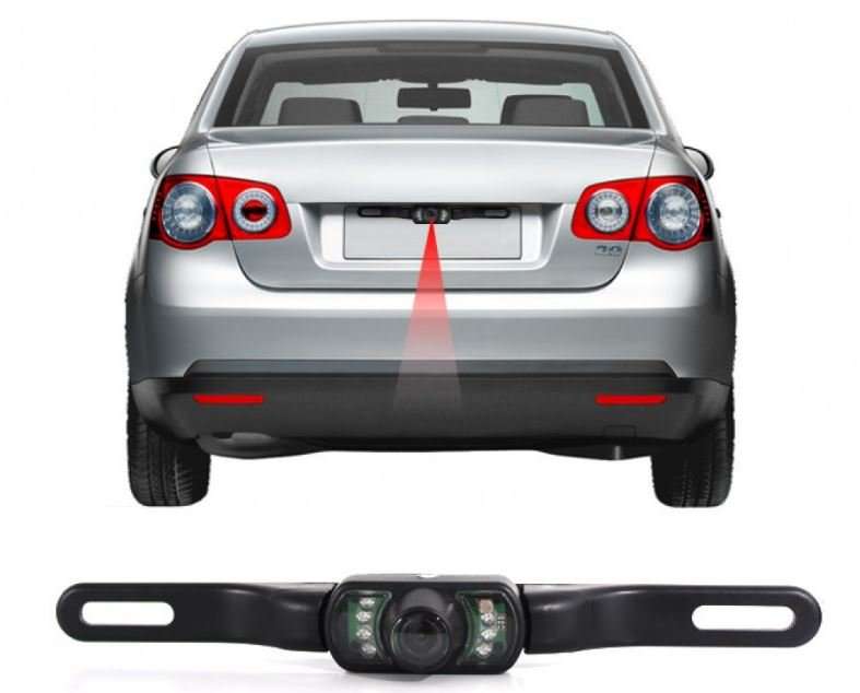 Night Vision Waterproof NTSC Universal Car Rearview Licence Plate CMOS Camera