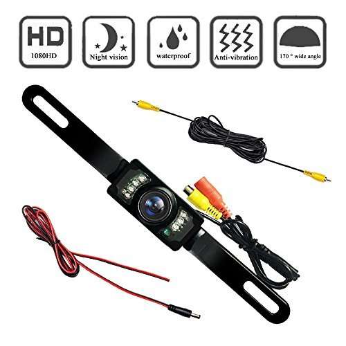 Night Vision Waterproof NTSC Universal Car Rearview Licence Plate CMOS Camera