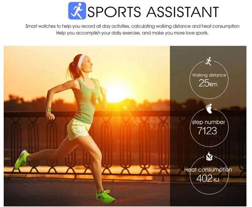 Q18 Smart Watch Phone, SIM CARD, Bluetooth, Camera, Sleep Monitor, SD Card, Pedometer etc.