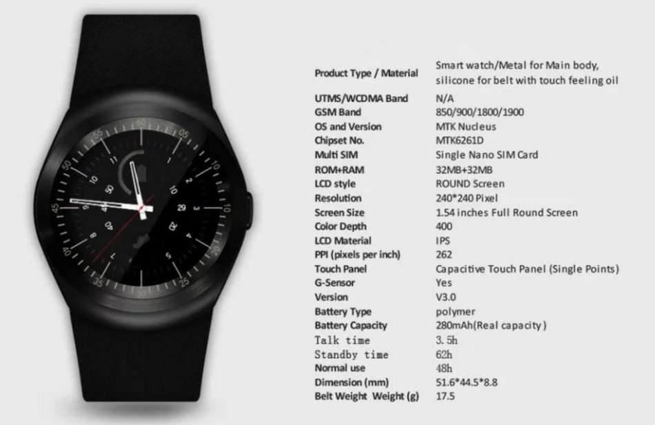 Professional Smart Watch Phone, SIM CARD, Bluetooth, Sleep Monitor, SD Card, Pedometer etc.