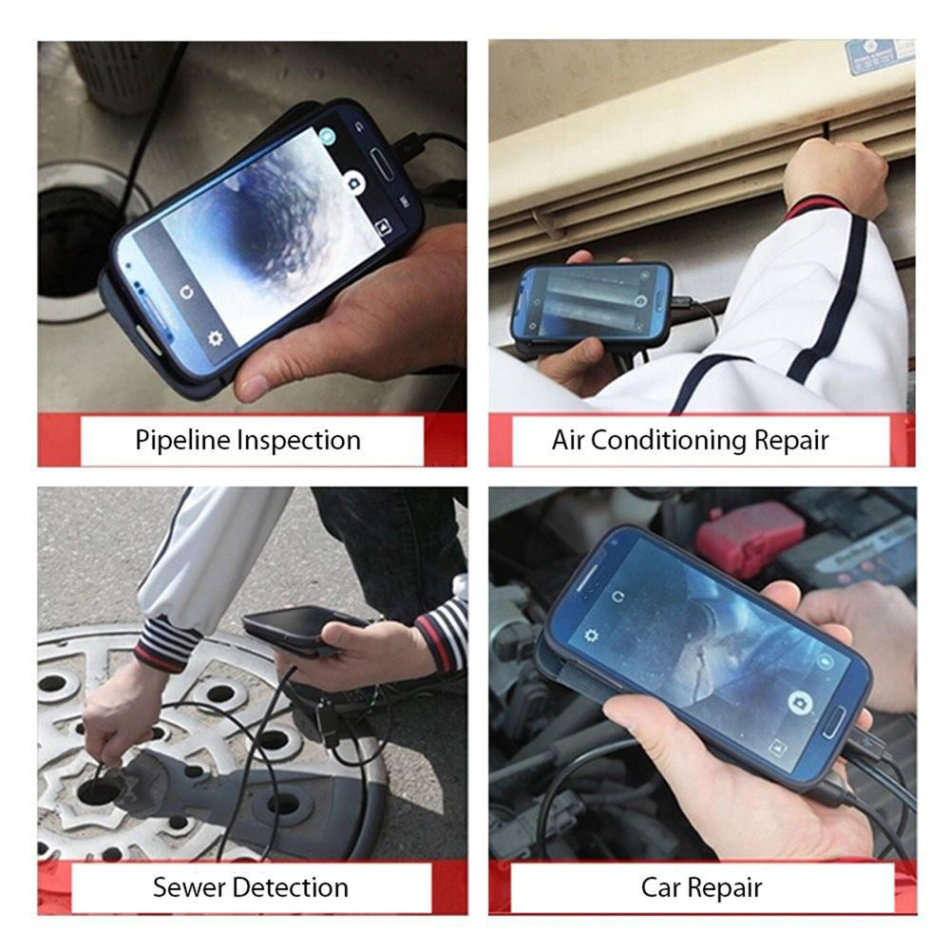 Waterproof Android USB Inspection HD Endoscope Video Camera With 6 LED's, 7 Meters Long