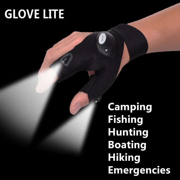 Glovelite - The Flashlight You Can't Drop - Camping, Fishing, Hunting, Boating, Hiking, Emergencies