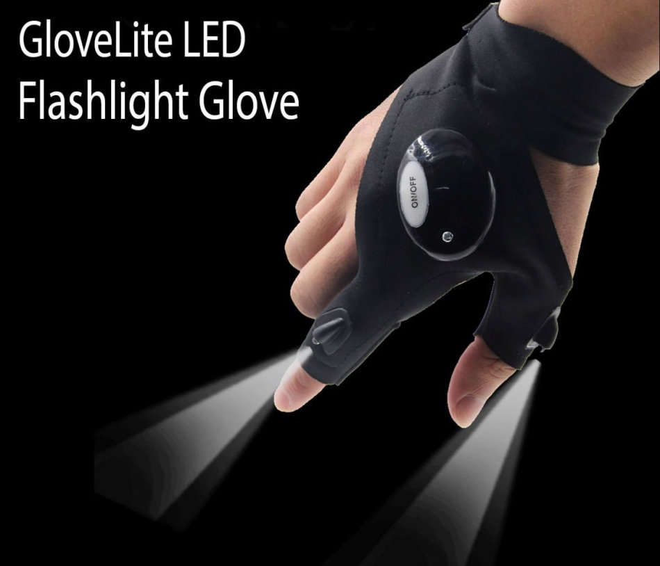 Glovelite - The Flashlight You Can't Drop - Camping, Fishing, Hunting, Boating, Hiking, Emergencies